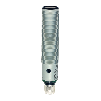 Ultrason Directe PNP NO/NF P100-900mm M18 Plast. Axial M12 4P - UK1C/GP-0ESY-Lire la description