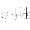 Ultrason Directe 4-20mA/0-10V PNP NO/NF P600-8000mm M30 Axial M12 5P - BUS M30M1-PPC-60/600-S92K (BUS0043)