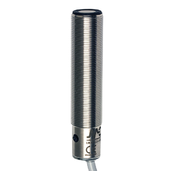 Ultrason Directe 4-20mA P=200-2200mm M18 Inox Axial / Câble 2m - UK1F/G2-1ASY-Lire la description