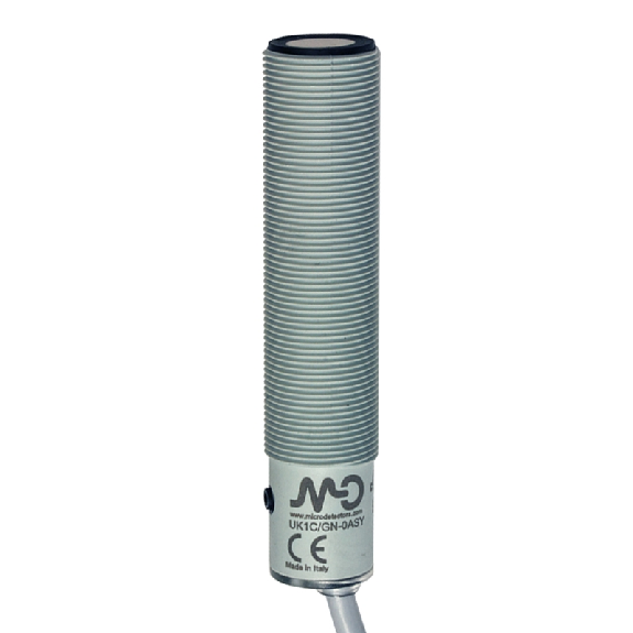 Ultrason Directe ANA P100-900mm 4-20mA M18 Plast. Axial / Câble 2m - UK1C/G2-0ASY-Lire la description