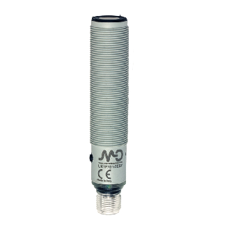 Ultrason Directe PNP NO/NF P200-2200mm M18 Plast. Axial M12 4P - UK1F/GP-0ESY-Lire la description