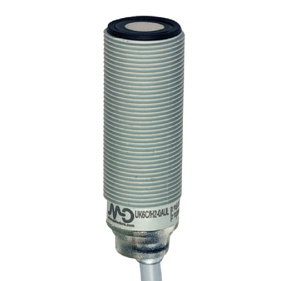 Ultrason Directe ANA P=60-800mm 4-20mA M18 Plast. Axial / Câble 2m - UK6C/H2-0AUL-Lire la description