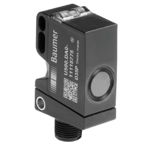Ultrason Directe ANA 0-10V P200-1000mm qTeach IO-Link / M12 5P - U500.DA0.2-UAMJ.72F (U500.DA0.2-11200623)-Lire la description
