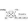 Ultrason Directe ANA 0-10V P200-1000mm qTeach IO-Link / M12 5P - U500.DA0.2-UAMJ.72F (U500.DA0.2-11200623)