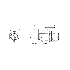 Ultrason Directe ANA 4-20mA P30-350mm M18 Axial 10-30Vdc / M12 5P - BUS M18M1-XB-03/025-S92G (BUS002C)