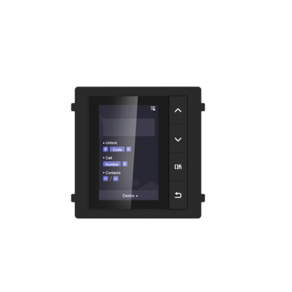 Displaymodul DS-KD-DIS für die 2nd Generation Video Intercom-Beschreibung lesen
