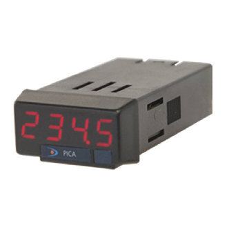 Ind. de mesure élect. 24x48; 4 digits 10mm; 85-265VAC/100-300VDC - PICA-E-Lire la description