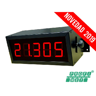 Afficheur num. 3dgt 57mm PROFINET 1 face IP41 100-240Vac - DN109/3SNN-Lire la description