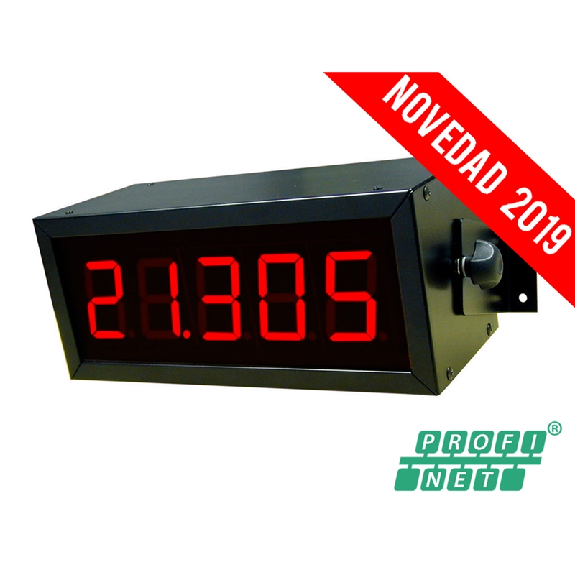 Afficheur num. 3dgt 57mm PROFINET 1 face IP41 100-240Vac - DN109/3SNN-Lire la description