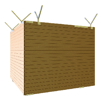 Schake Holz-Mobilzaun aus Massivholz 2,5x2,0m-Beschreibung lesen