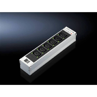 Module PSM enfichable 6 prises C13 à LED 50x250x45mm (LxHxP) - DK 7859.120-Lire la description