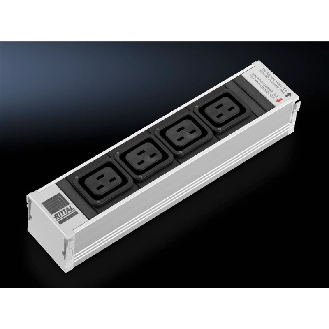 Module PSM enfichable 4 prises C19 à LED 50x250x45mm (LxHxP) - DK 7859.130-Lire la description