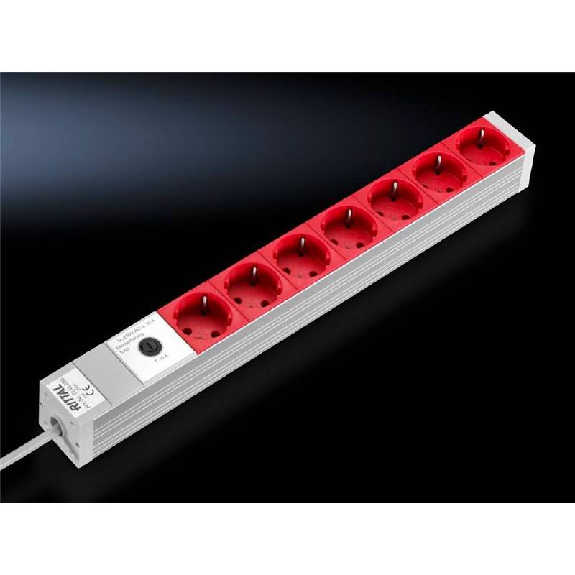 Bandeau 19", 7 prises onduleur 44x450x44mm (LxHxP) - DK 7240.260 Bandeau 19", 7 prises onduleur 44x450x44mm (LxHxP) - DK 7240.260-Lire la description