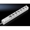 Bandeau 19", 7 prises Schuko 44x450x44mm (LxHxP) - DK 7240.210 Bandeau 19", 7 prises Schuko 44x450x44mm (LxHxP) - DK 7240.210