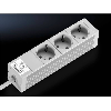 Bandeau 3 prises Schuko 44x263x44mm (LxHxP) - DK 7240.110 Bandeau 3 prises Schuko 44x263x44mm (LxHxP) - DK 7240.110