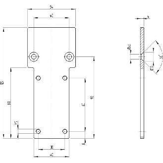 Kit de plaques adapteur pour ZQ700/TQ700 - MP-ZQ/TQ700-71-Lire la description