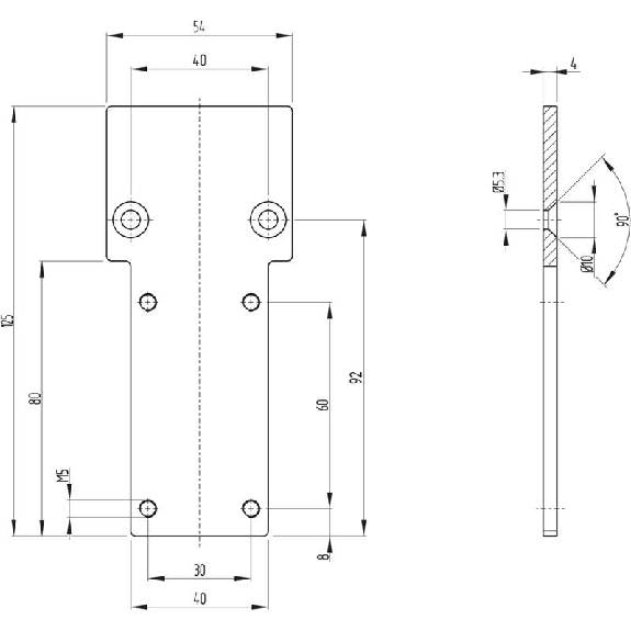Kit de plaques adapteur pour ZQ700/TQ700 - MP-ZQ/TQ700-71 Kit de plaques adapteur pour ZQ700/TQ700 - MP-ZQ/TQ700-71-Lire la description