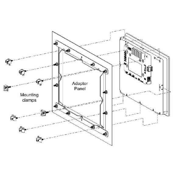 Plaque d'adaptation G306A par des G07 ou CR1000/3000 en 07" - CRA000AD06070000-Lire la description