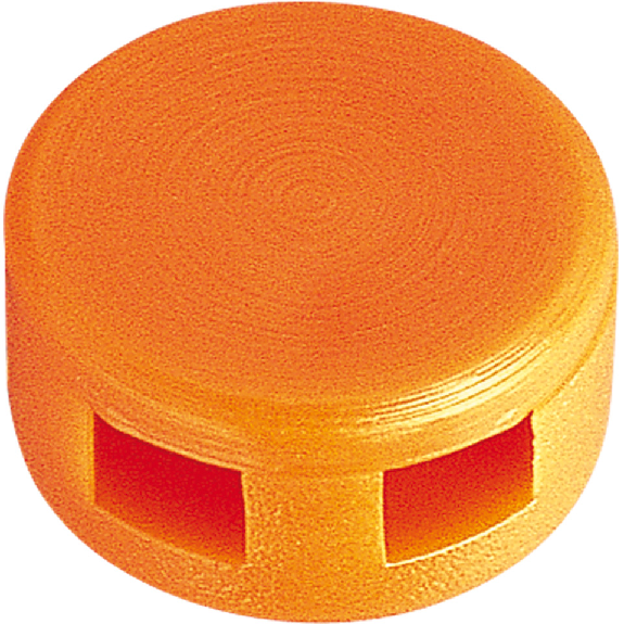 Kunststoffplomben, für Stempeleinsätze ohne Gravur, orange/rot, Ø 8mm, 1000/VE-Beschreibung lesen