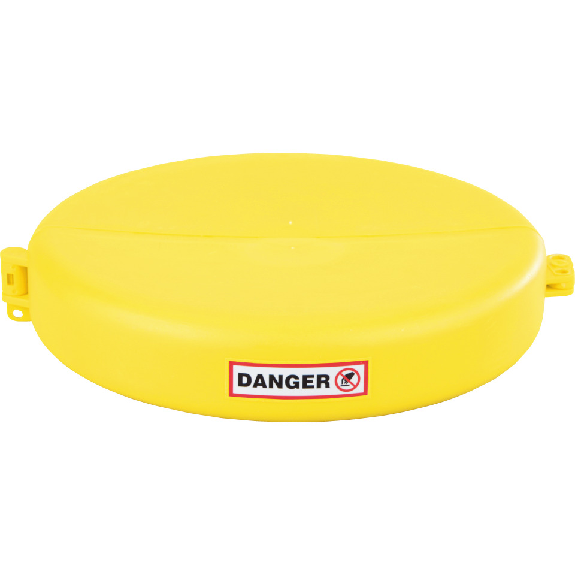 Ventilabsperrung Berühren/Schalten verboten, Typ 5, gelb, Polyurethan, Ø 254-355mm-Beschreibung lesen