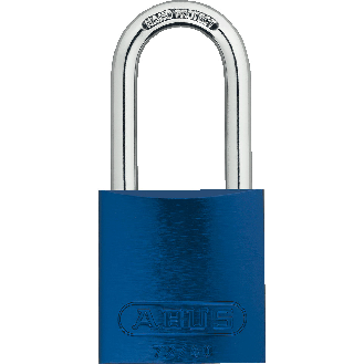 ABUS Vorhangschloss Aluminium 72/40HB40, blau, Bügelhöhe 39mm, 39x86x19mm, 2 Schl.-Beschreibung lesen