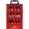 ABUS Permit Redbox B810, zur Aufbewahrung und Transport, rot, 240x380x68mm