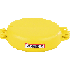 Ventilabsperrung Berühren/Schalten verboten, Typ 2, gelb, Polyurethan, Ø 63,5-127mm