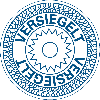 Siegel Versiegelt, blau, Dokumentenfolie, selbstklebend, Ø 30mm, 18/Bogen