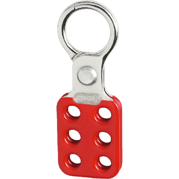 ABUS Multi-Schließklammer (klein), für 6 Schlösser, rot, Aluminium, 112x40x10mm-Beschreibung lesen