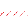 Sicherheitssiegel, RoHS-konform, weiß/rot, VOID-Folie, selbstklebend, 65x15mm, 30/Bogen