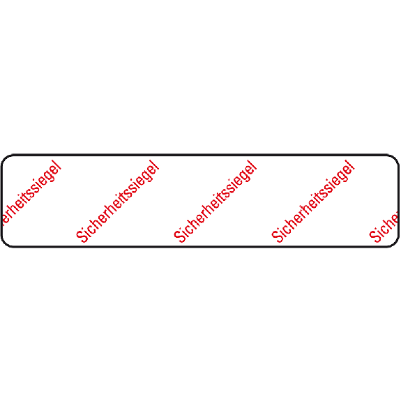Sicherheitssiegel, RoHS-konform, weiß/rot, VOID-Folie, selbstklebend, 65x15mm, 30/Bogen Sicherheitssiegel, RoHS-konform, weiß/rot, VOID-Folie, selbstklebend, 65x15mm, 30/Bogen-Beschreibung lesen