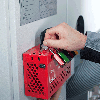 ABUS Wandhalterung, für Wartungsschutzdepot Safety Redbox, rot, 174x40x20mm