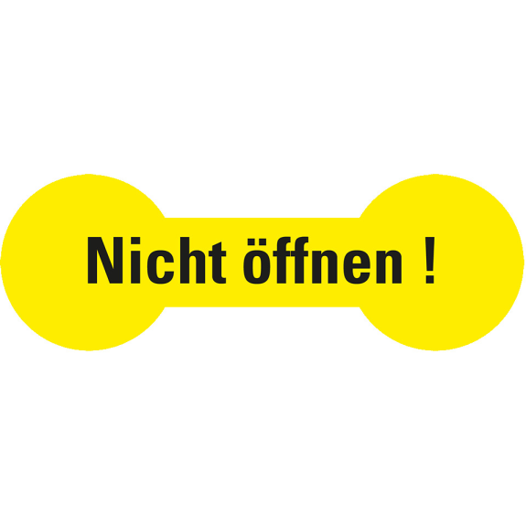Sicherheitssiegel Nicht öffnen!, RoHS-konform, gelb, Haftpapier, 20x60mm, 12/Bogen Sicherheitssiegel Nicht öffnen!, RoHS-konform, gelb, Haftpapier, 20x60mm, 12/Bogen-Beschreibung lesen