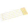 Durchziehplombe SHORT LOCK SEAL, gelb, Polypropylen, 273/175mm, 1000/VE