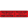 Siegel Garantieanspruch ...,leuchtrot,Papier,selbstklebend,15x65mm,30/Bogen