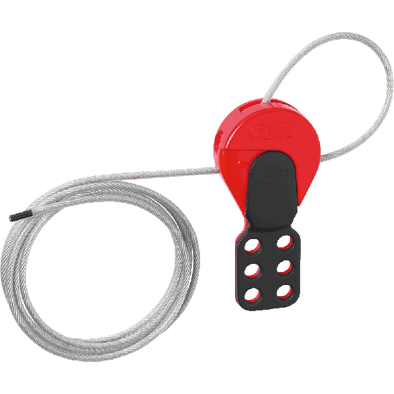 ABUS Kabelverriegelung Safelex Universal, Klemmmechanismus, nachspannbar, 2m-Lire la description