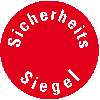 Sicherheitssiegel, RoHS-konform, rot, Dokumentenfolie, selbstklebend, Ø 30mm, 18/Bogen