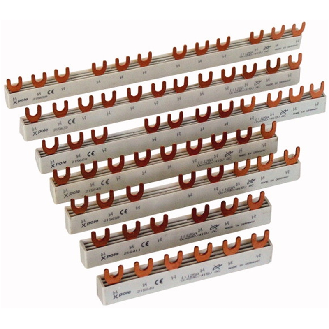 Barres EV, 2phases, 4PE, 80A - EVG-16/2PHAS/4MODUL-Lire la description