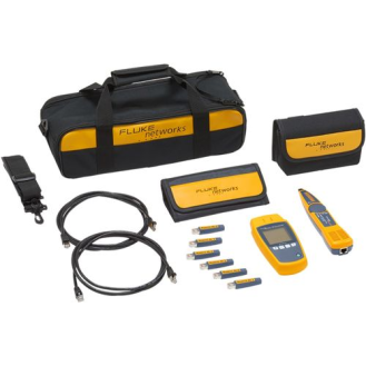 Kit Vérificateur de PoE de câbles réseaux et services VDV avec sonde intellitone et 6 terminaisons distantes-Lire la description