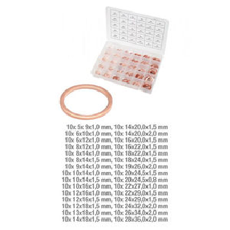 Coffret de joints cuivre 300 Pieces Ks tools-Lire la description