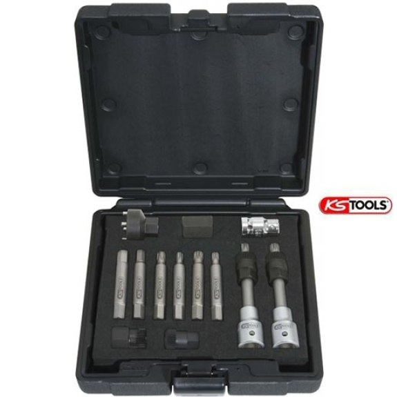 Coffret de douilles spéciales poulies débrayables d’alternateurs 13 pièces-Lire la description