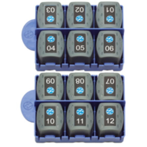Kit de 12 terminaisons actives (ID 1 à 12) RJ45, pour schémas de câblage-Beschreibung lesen
