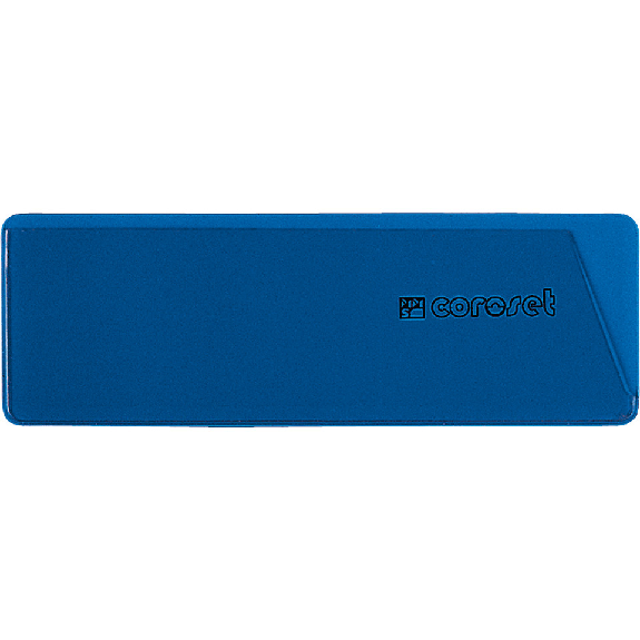 coroset magnetische Etikettenhalter, blau, 97x58mm, 100/VE-Beschreibung lesen