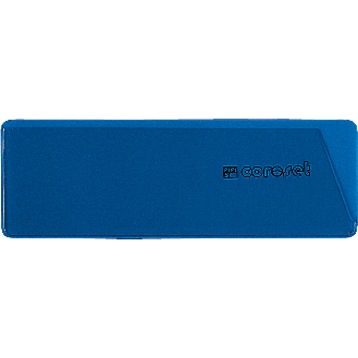 coroset magnetische Etikettenhalter, blau, 97x58mm, 100/VE-Beschreibung lesen