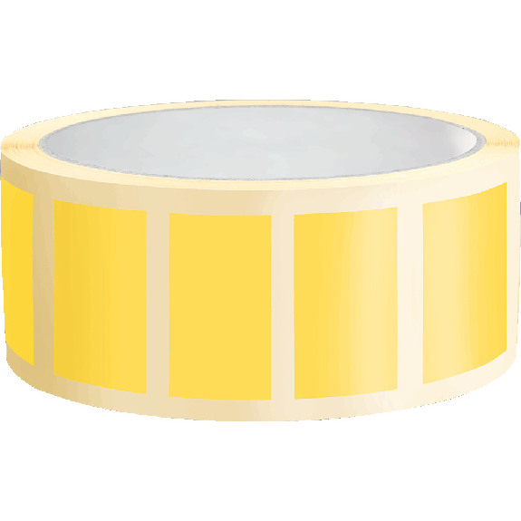 Organisationsetikett, beschriftbar, gelb, Haftpapier, ablösbar, 50x25mm, 500/Rolle-Beschreibung lesen