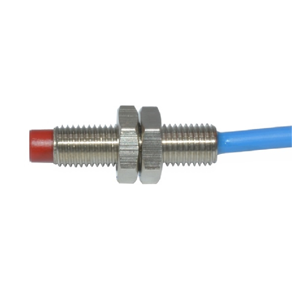 DPI M08 2 fils DC NAMUR P2mm non noyé 30mm Laiton 5-30Vdc / Câble 3m - SI8-NE2-Lire la description