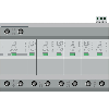 Parafoudre Triphasé+N - Type 1+2 - Uc:350 VAC - Iimp:25 kA - Up:2,2kV - FLT-SEC-T1+T2-3S-350/25-FM