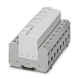 Parafoudre Triphasé+N - Type 1+2 - Uc:350 VAC - Iimp:25 kA - Up:2,2kV - FLT-SEC-T1+T2-3S-350/25-FM-Lire la description