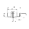 DPI M12 PNP NO P4mm noyé 40(28)mm Inox 10-30Vdc / Câble 2m PVC - SI12SS-DC4 PNP NO S