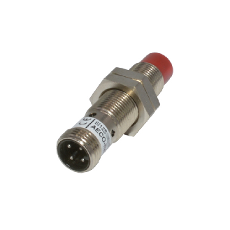 DPI M12 PNP NO+NF P4mm non noyé 52(30) Laiton 10-30Vdc / M12 4P - SI12SM-CE4 PNP NO+NC H S-Lire la description